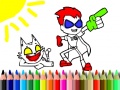 Игра Back To School: Titans Coloring Book