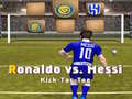 Игра Messi vs Ronaldo Kick Tac Toe