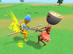 Игра Ragdoll Arena! Fun Spear Battle!