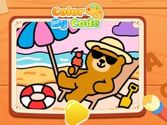 Игра Color By Code: Chill Bear