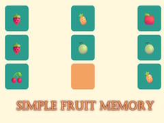 Игра Simple Fruit Memory