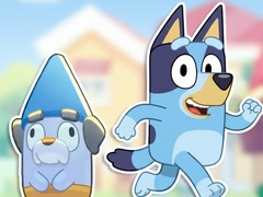 Игра Jigsaw Puzzle: Bluey & Bingo Obstacle Course