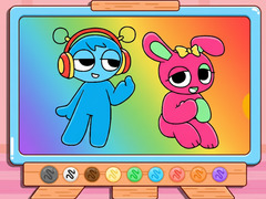 Игра Coloring Book: Sprunki Pinki & Oren
