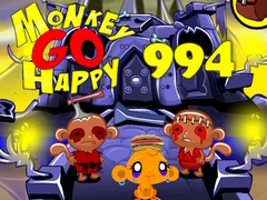 Игра Monkey Go Happy Stage 994