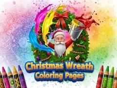 Игра Christmas Wreath Coloring Pages