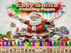 Игра Easy Santa Coloring Pages