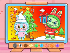Игра Coloring Book: Christmas Labubu