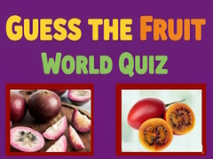 Игра Guess The Fruit World Quiz