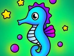 Игра Seahorse Coloring