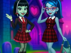 Игра Monster Girls Last Minute School Prep