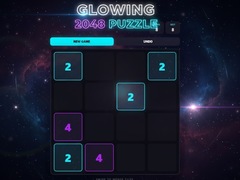 Игра Glowing 2048 Puzzle