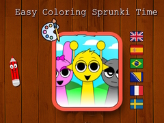 Игра Easy Coloring Sprunki Time