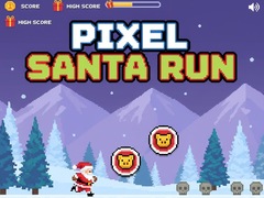 Игра Pixel Santa Run