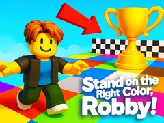 Игра Stand on the Right Color, Robby!