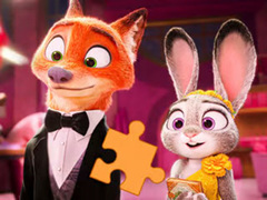 Игра Jigsaw Puzzle: Zootopia Kiss The Ring