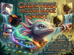 Игра Creatures Picture Block Quest