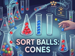 Игра Sort Balls: Cones