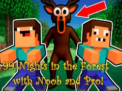 Игра 99 Nights in the Forest with Noob and Pro!