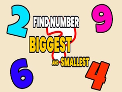 Игра Find Number Biggest and Smallest