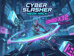 Игра Cyber Slasher: Neon Hack