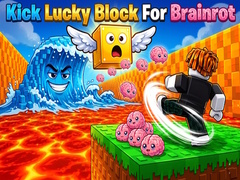 Игра Kick Lucky Block For Brainrot