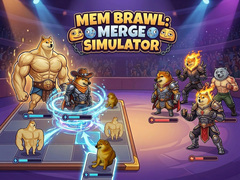 Игра Mem Brawl: Merge Simulator