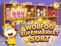 Игра Wolfoo Supermarket Sort