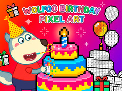 Игра Wolfoo Birthday Pixel Art