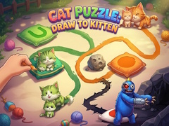 Игра Cat Puzzle: Draw To Kitten