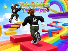 Игра Obby Rainbow Parkour Two Player
