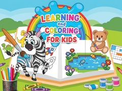 Игра Learning and Coloring For Kids