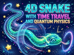 Игра 4D Snake with Time travel and Quantum Physics